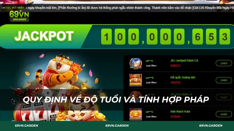 Quy định về độ tuổi và tính hợp pháp